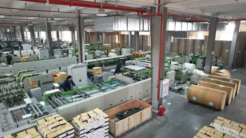 Notebook manufacturing equipment and workspace