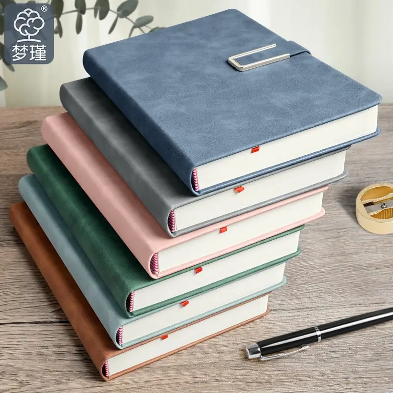 Conjunto de cadernos de papelaria para escritório